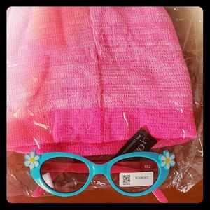 Sunglasses and knitted hat combo